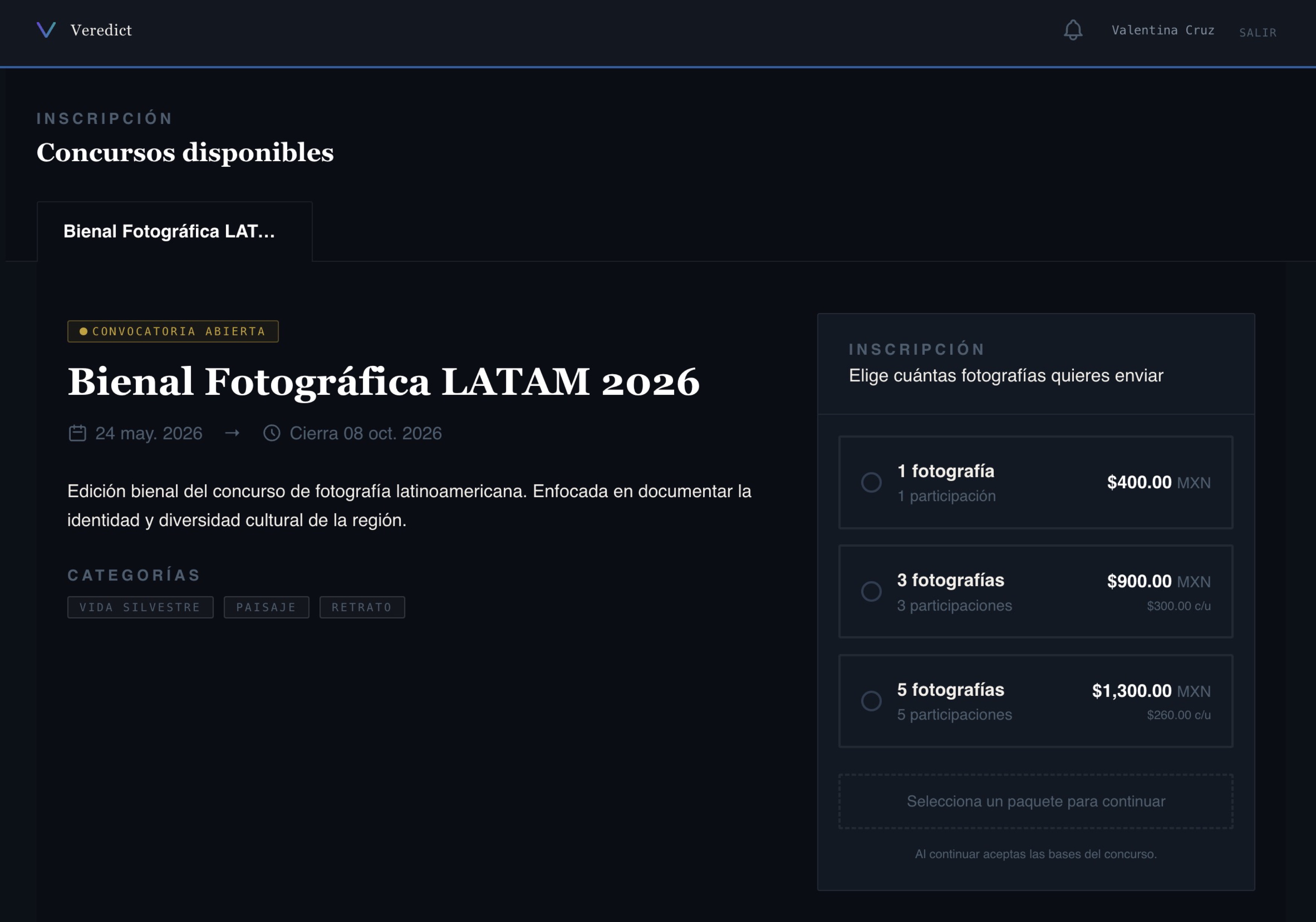 Convocatoria abierta en Veredict